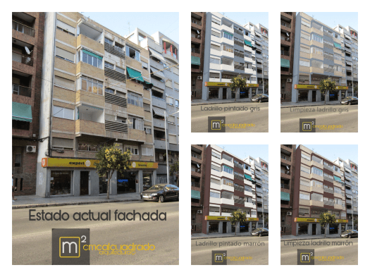 Reforma fachada opciones